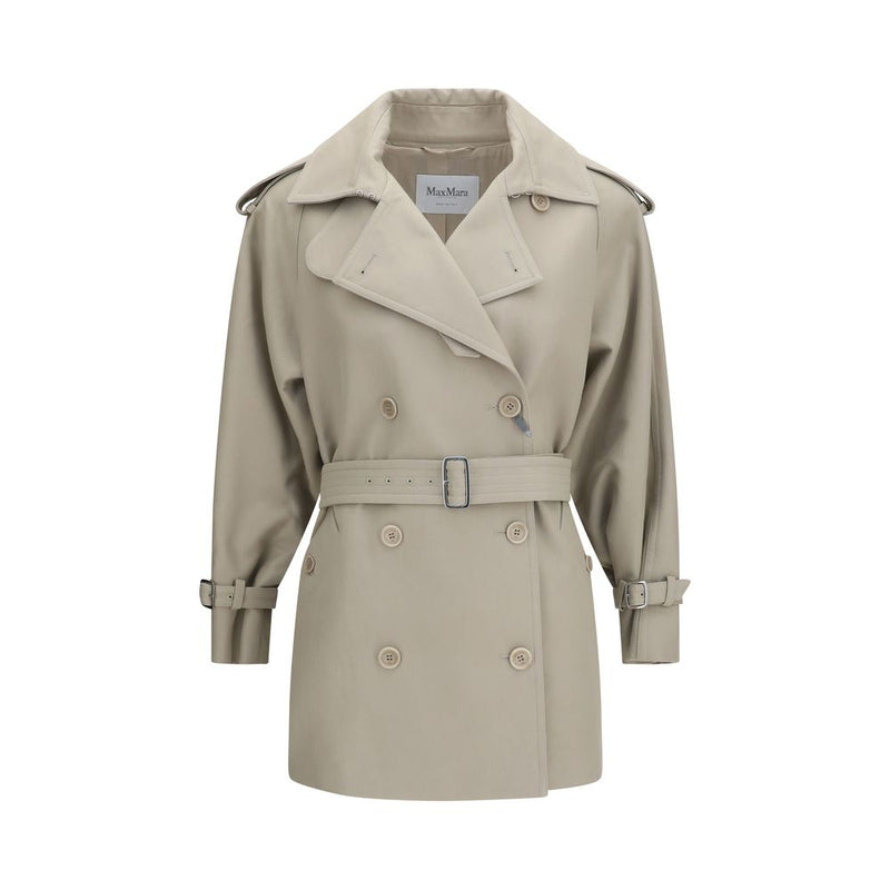 Max Mara Beige Cotton Trench Coat
