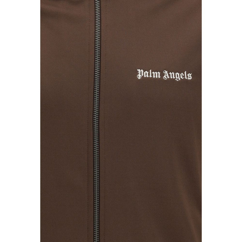 Palm Angels Brown Polyester Shell Jacket