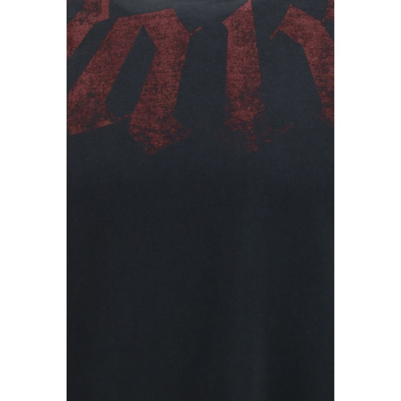 Palm Angels Black Cotton T-Shirt