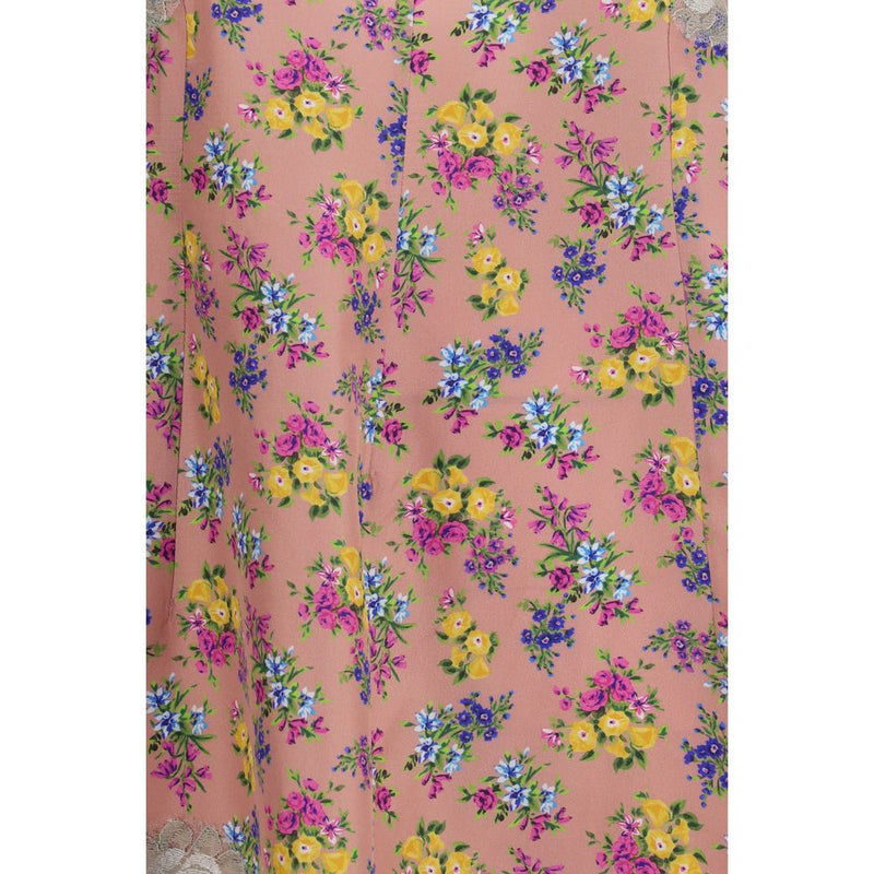 Dolce & Gabbana Multicolor Silk Casual Dress