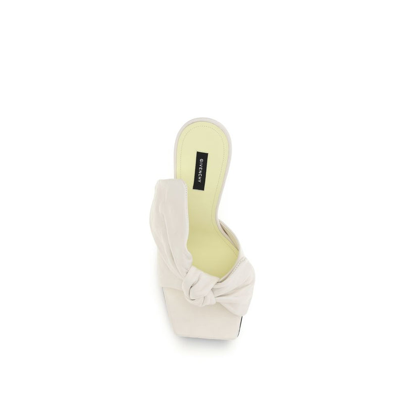 Givenchy White Lamb Ovis Aries Mules