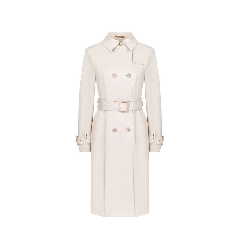 Herno White Cotton Coat