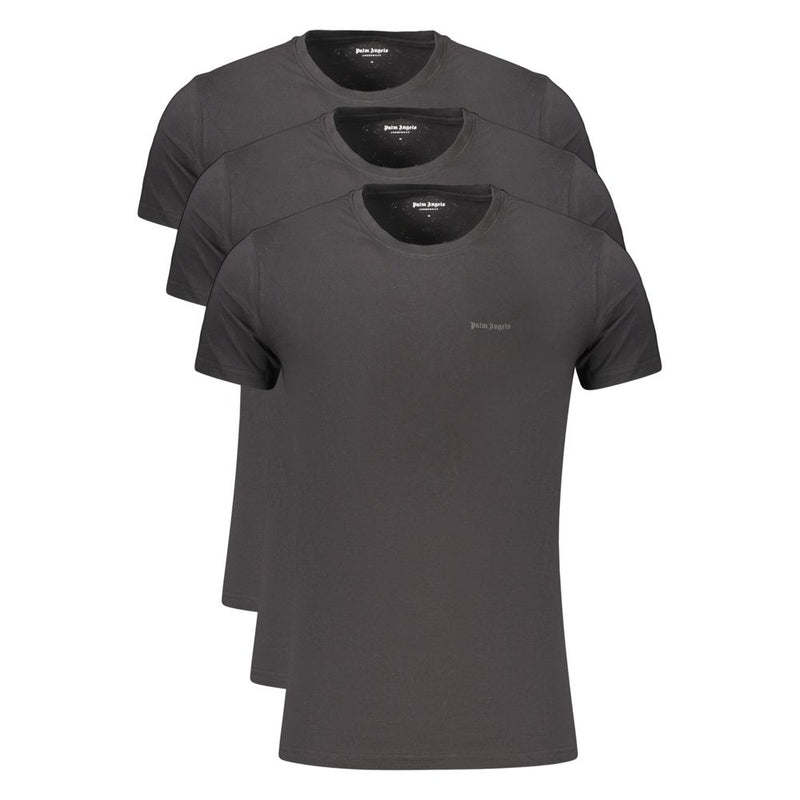 Palm Angels Nero Cotton Men's T-Shirt