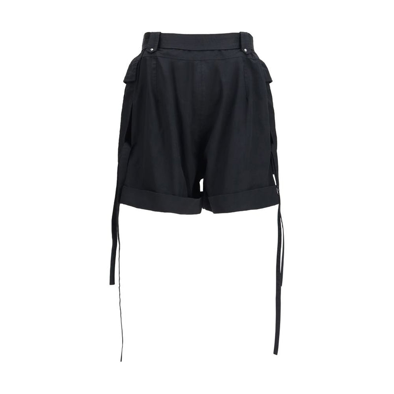 Alexander McQueen Black Cotton Bermuda Shorts