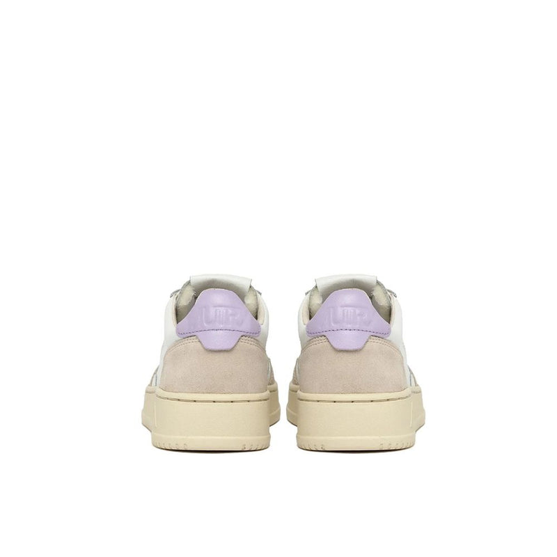 Autry White Leather Low Top Sneakers