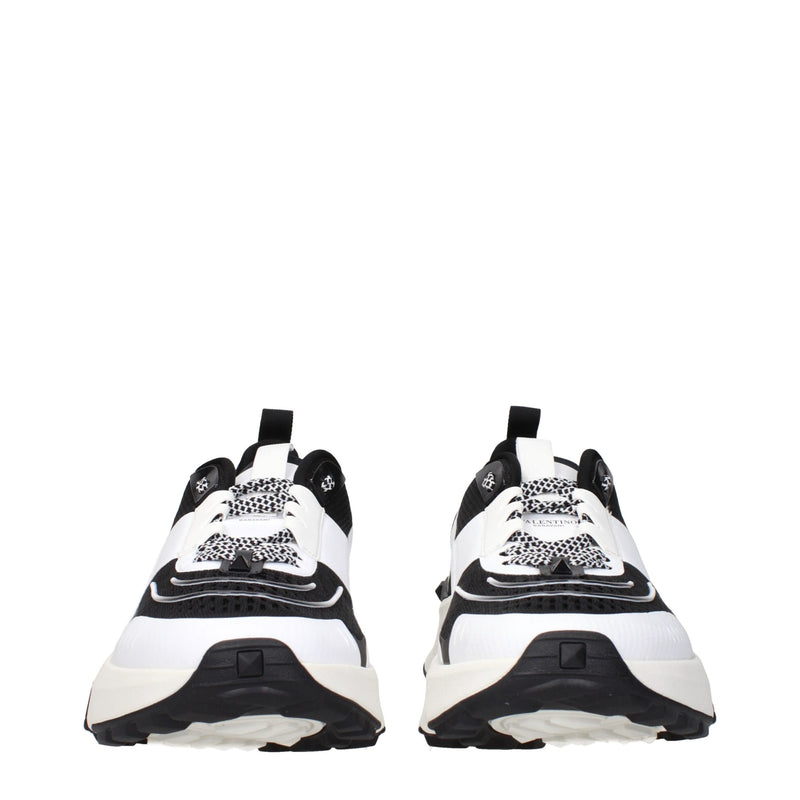 Valentino Garavani Black Fabric Athletic Sneakers
