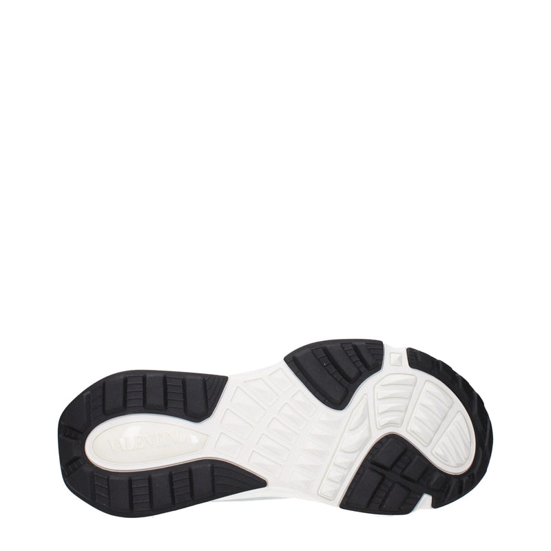 Valentino Garavani Gray Fabric Athletic Sneakers