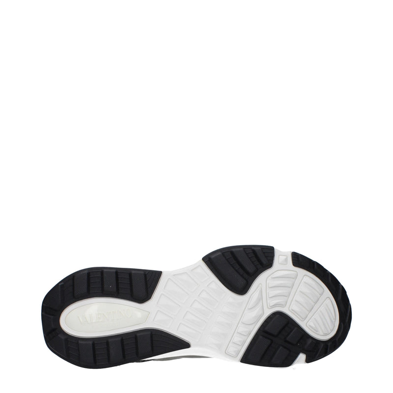 Valentino Garavani Gray Fabric Athletic Sneakers