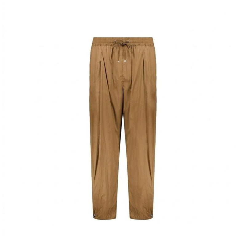 Herno Brown Elastane Casual Pants