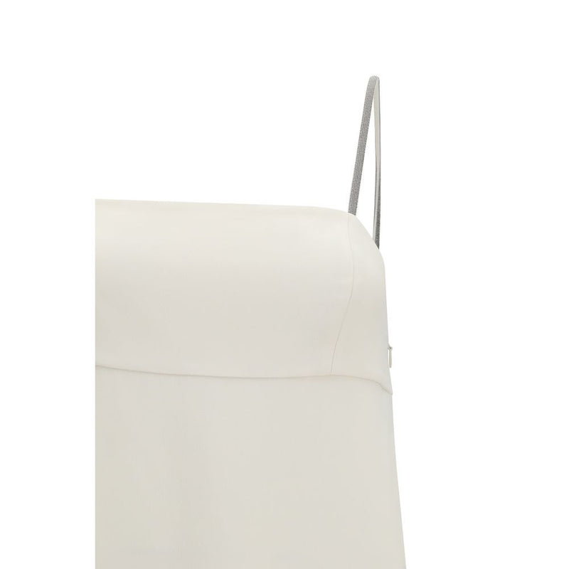 Brunello Cucinelli White Acetate Casual Dress