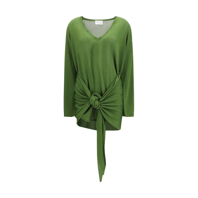 Robe décontractée bicolore en viscose The Attico