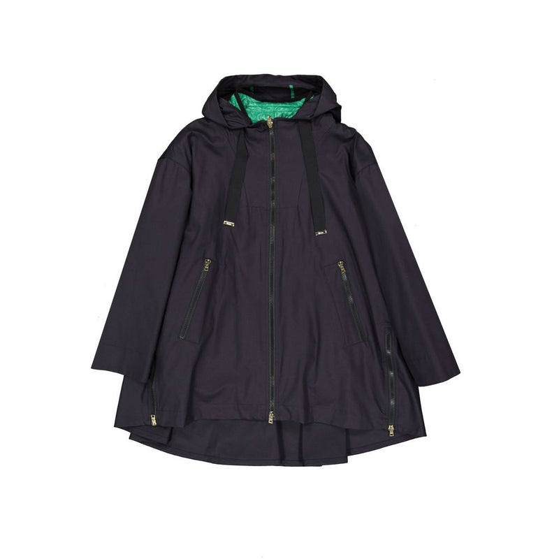 Herno Blue Cotton Shell Jacket