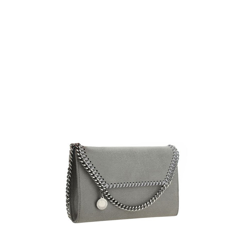 Stella McCartney Gray Polyester Shoulder Bag