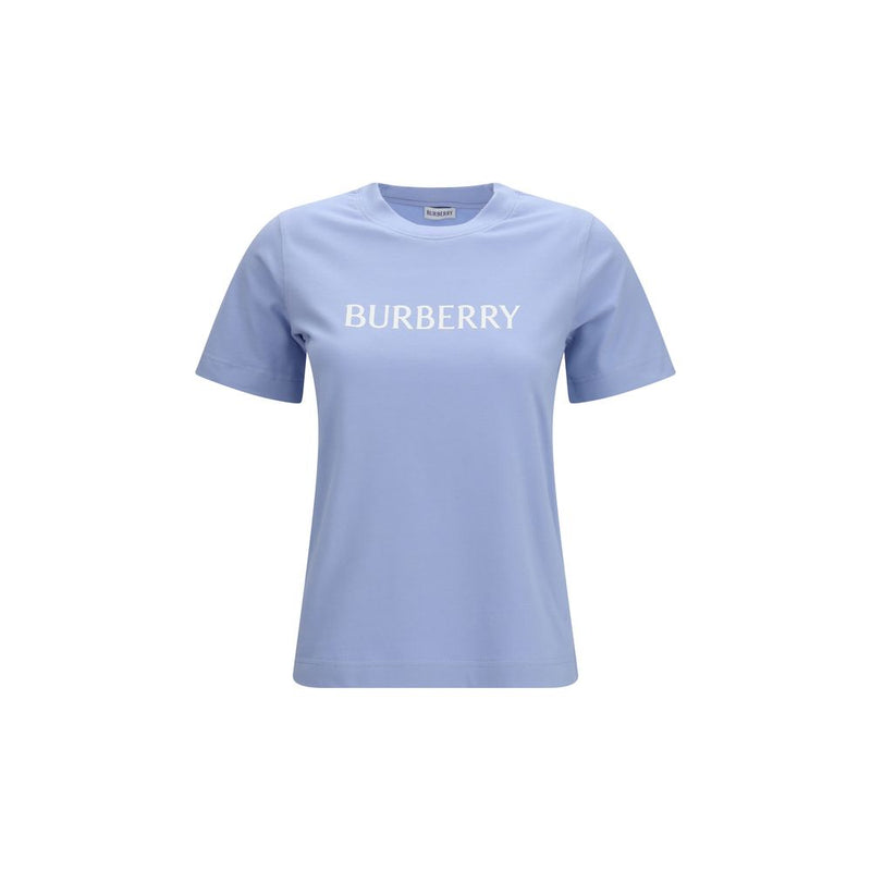 Burberry Blue Cotton T-Shirt