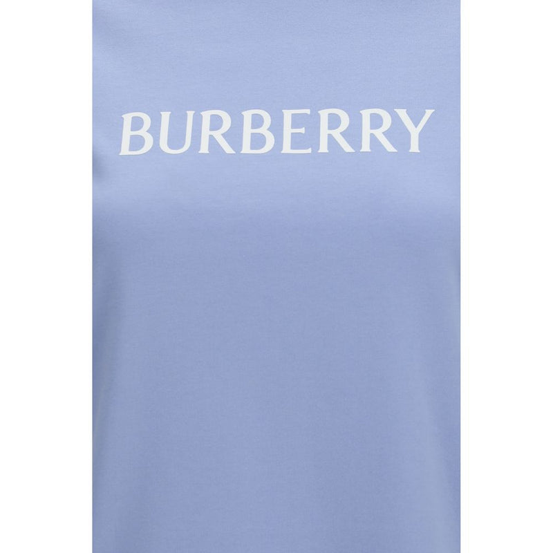 Burberry Blue Cotton T-Shirt