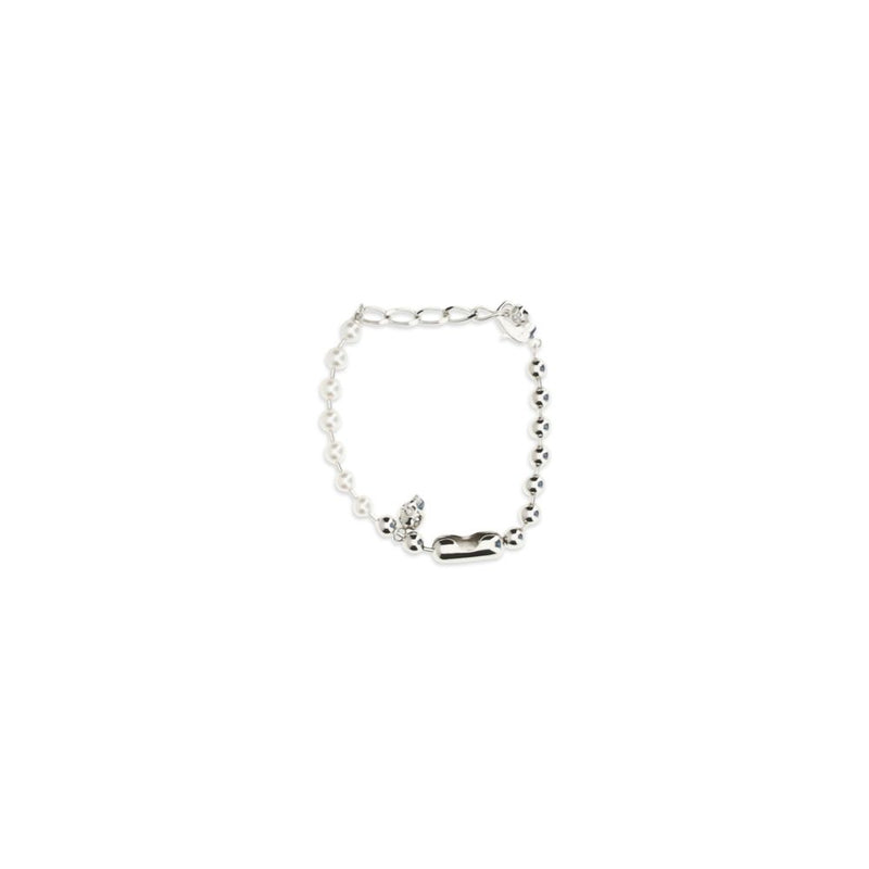 Alexander McQueen White Brass Bracelet