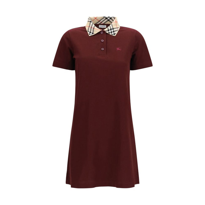 Burberry Bordeaux Cotton Casual Dress