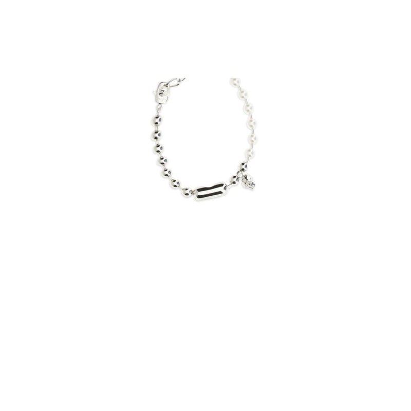 Alexander McQueen White Brass Bracelet