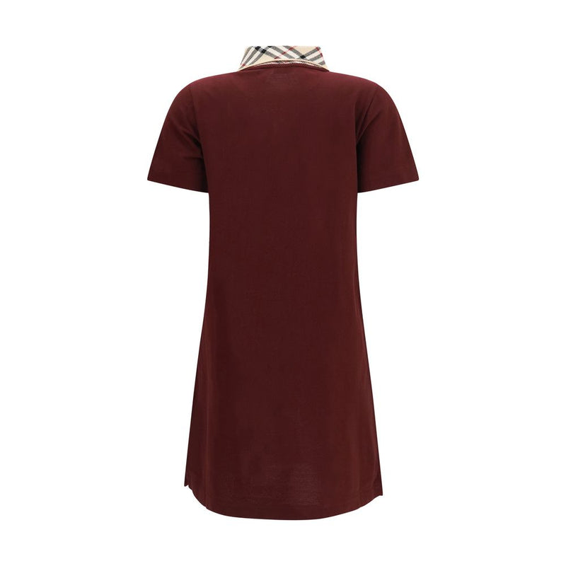 Burberry Bordeaux Cotton Casual Dress