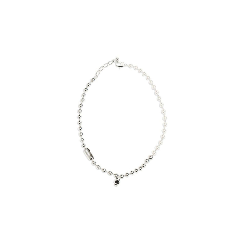 Alexander McQueen White Brass Necklace