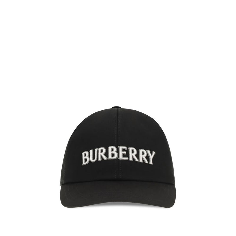 Burberry Black Cotton Cap (Baseball Hat)