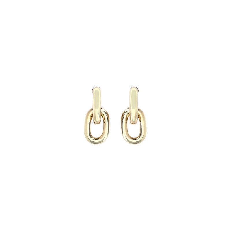 Rabanne Gold Resin Earrings