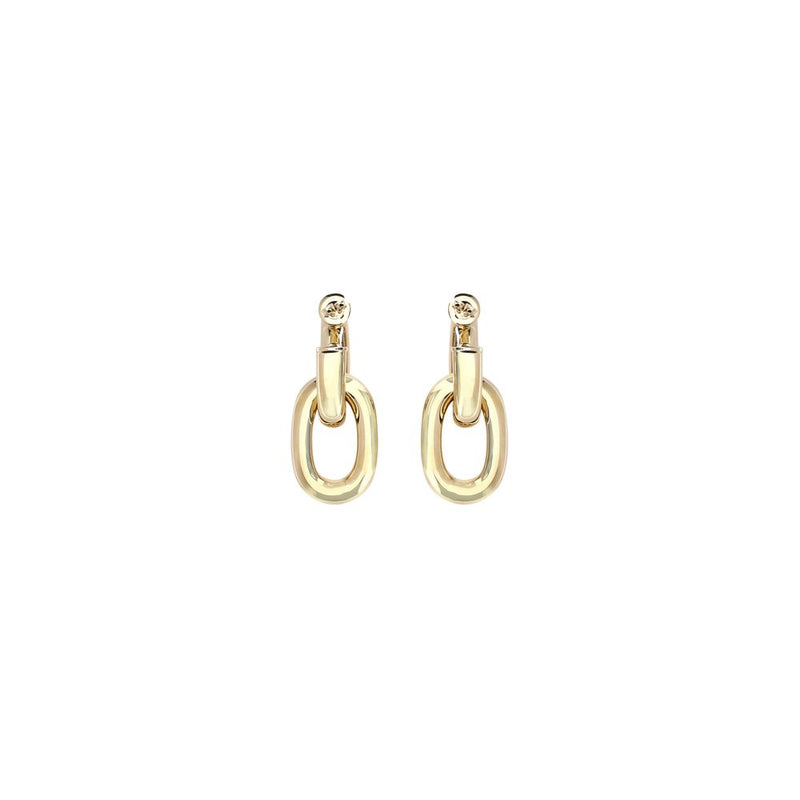 Rabanne Gold Resin Earrings