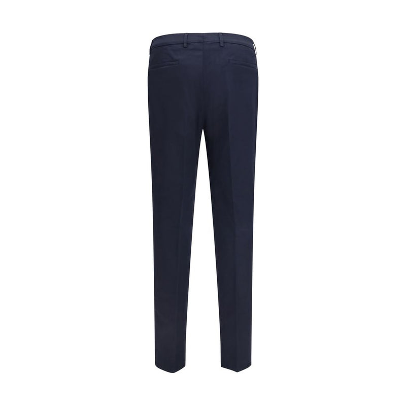Brunello Cucinelli Black Cotton Chino Pants