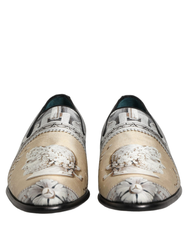 Mocassini eleganti slip-on in stile romano multicolore Dolce & Gabbana