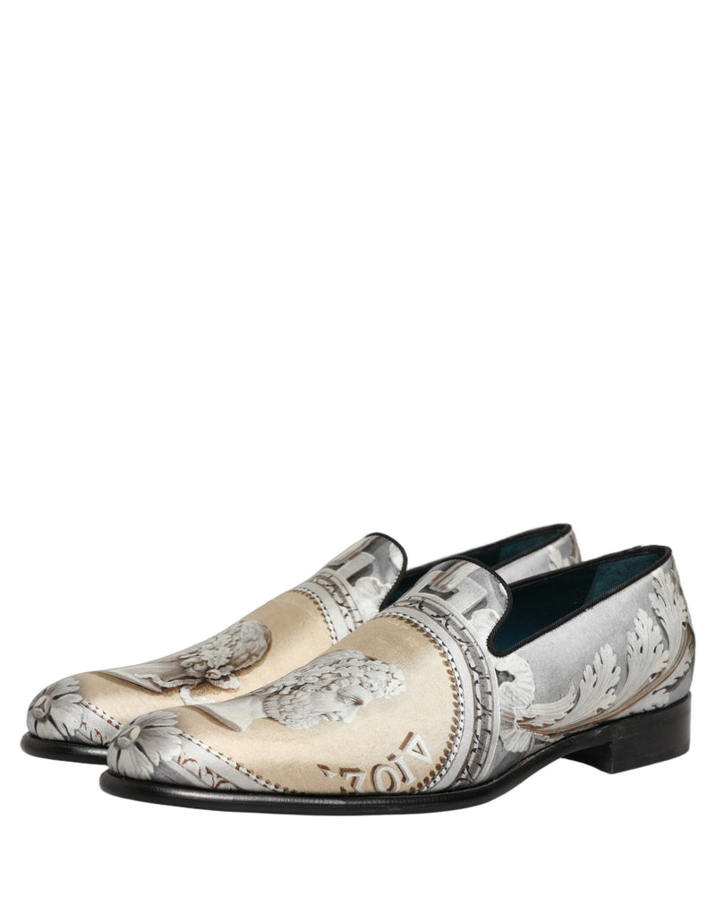 Mocassini eleganti slip-on in stile romano multicolore Dolce & Gabbana