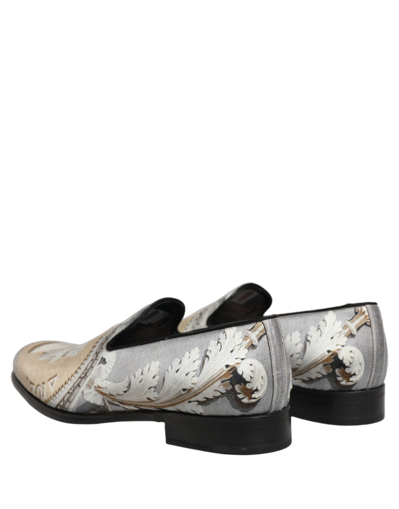 Mocassini eleganti slip-on in stile romano multicolore Dolce & Gabbana