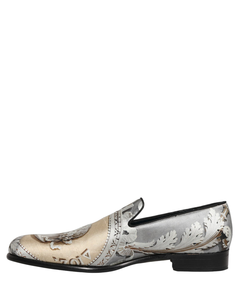 Mocassini eleganti slip-on in stile romano multicolore Dolce & Gabbana