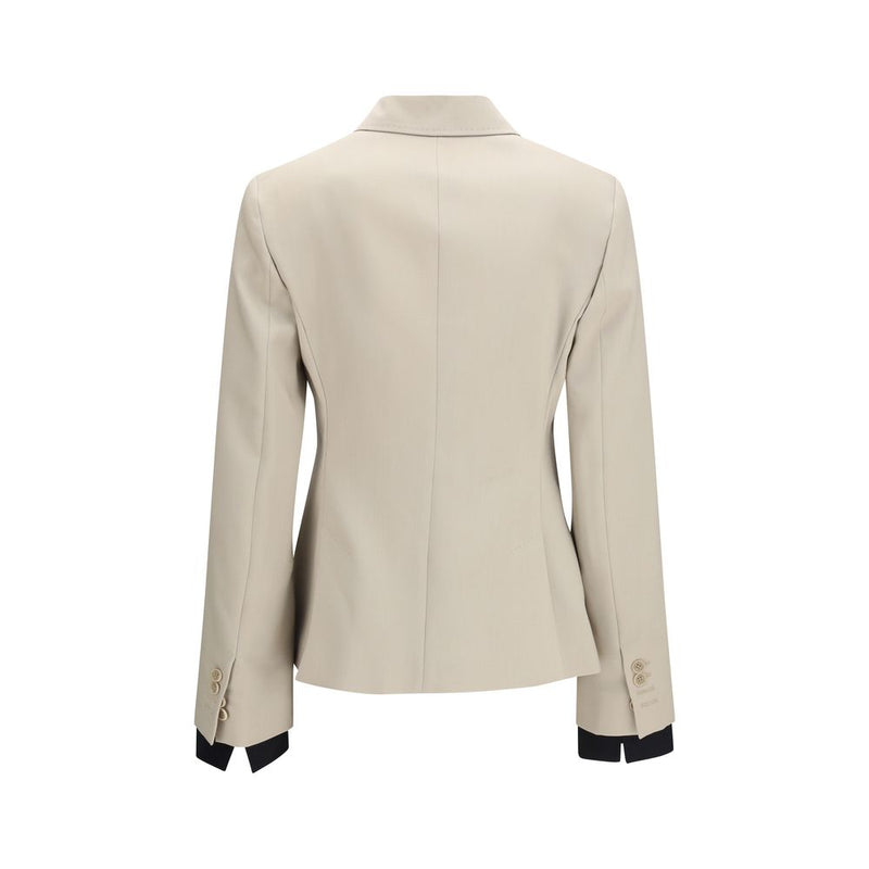 Max Mara Beige Wool Oves Aries Blazer
