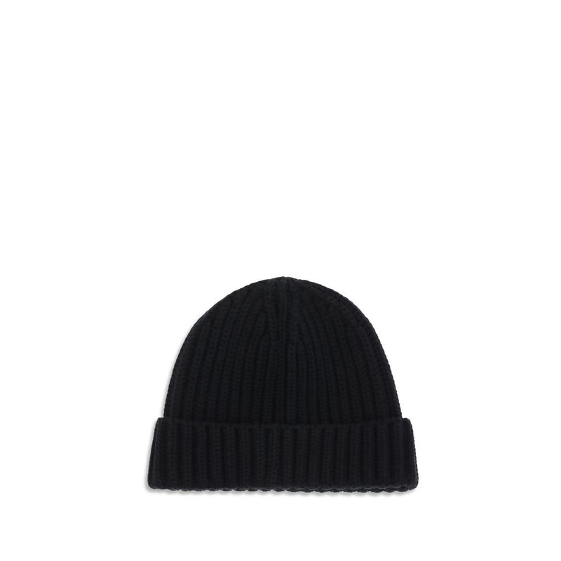Prada Black Wool Oves Aries Beanie