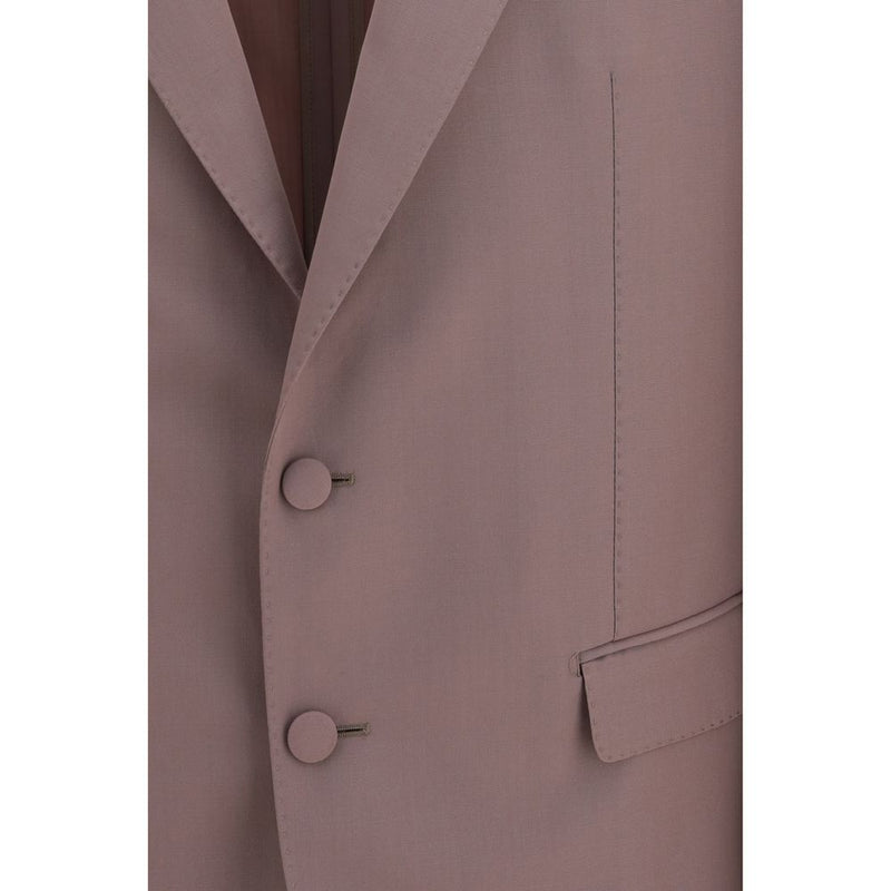 Dolce & Gabbana Brown Wool Oves Aries Jacket