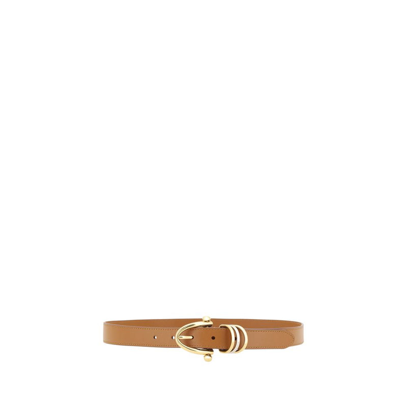 Chloé Beige Calf Leather Bos Taurus Regular Belt