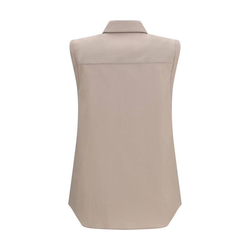 Brunello Cucinelli Beige Cotton Shirt