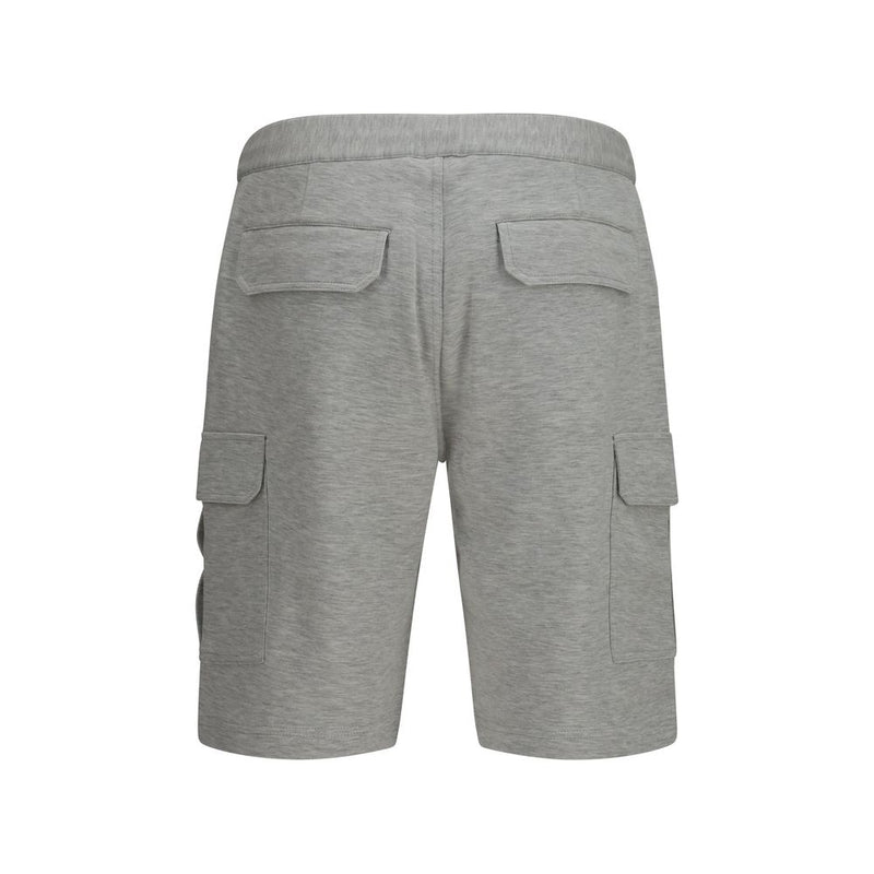 Brunello Cucinelli Gray Cotton Bermuda Shorts