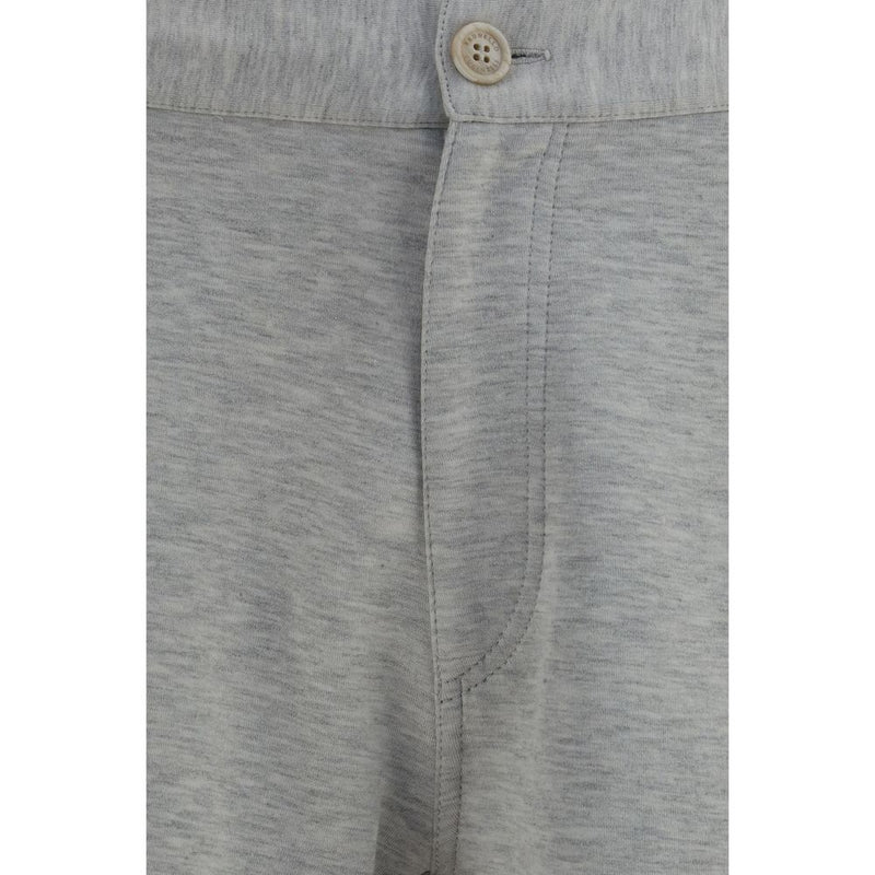 Brunello Cucinelli Gray Cotton Bermuda Shorts