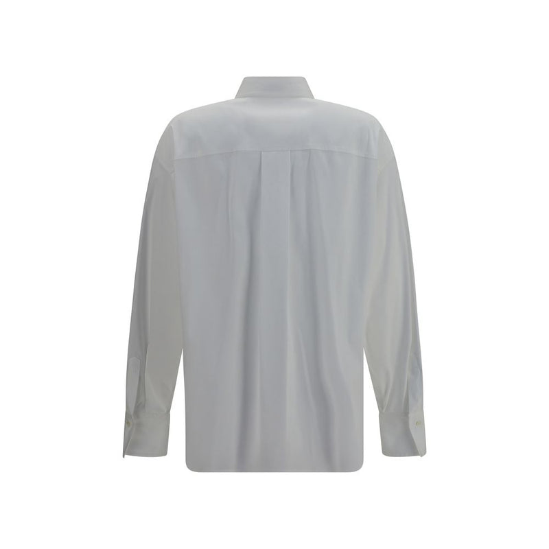 Brunello Cucinelli White Cotton Dress Shirt