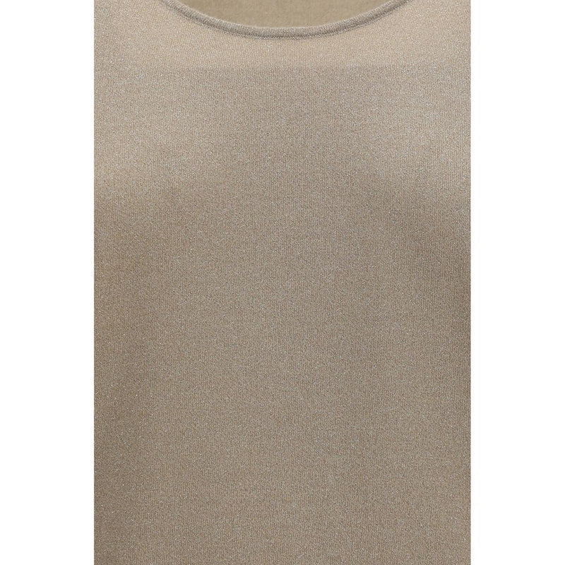 Brunello Cucinelli Beige Cashmere Tank Tops