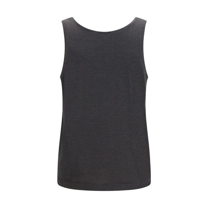 Brunello Cucinelli Gray Cashmere Tank Tops