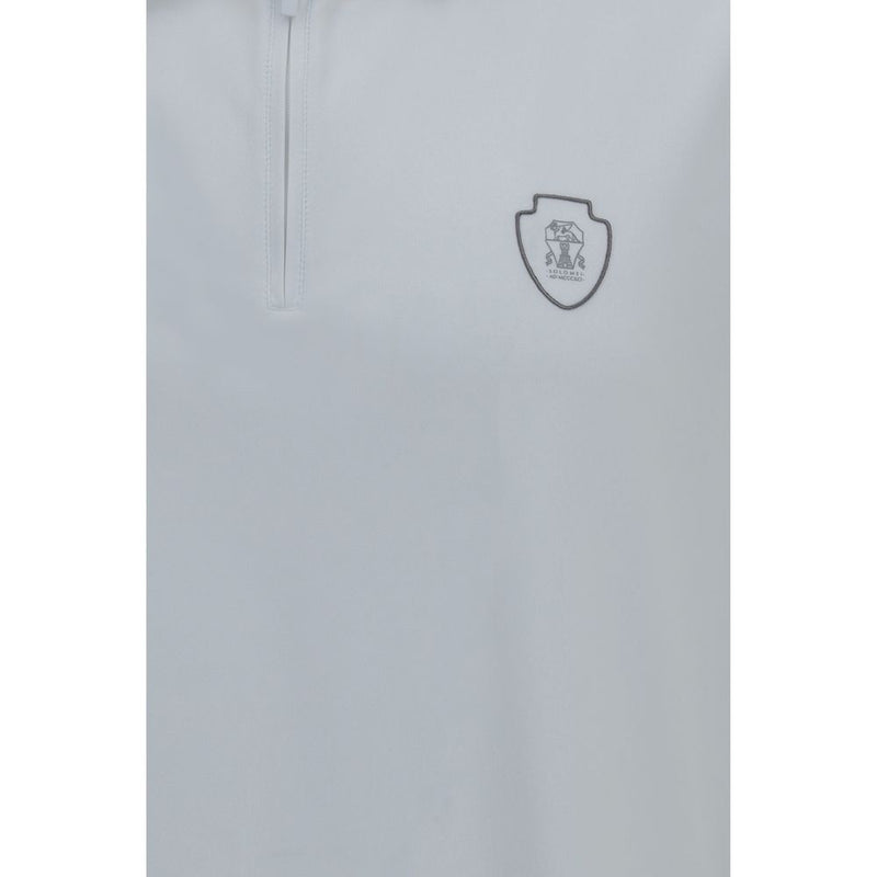 Brunello Cucinelli White Polyamide Polo Shirt