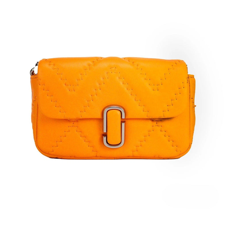 Bolso bandolera convertible mini de piel acolchada con efecto desgastado The J Marc de Marc Jacobs