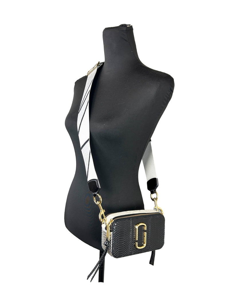 Borsa a tracolla Snapshot di Marc Jacobs in pelle effetto serpente