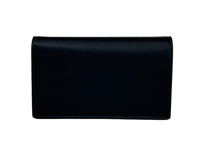Bolsa carteira transversal preta com corrente Versace Mini