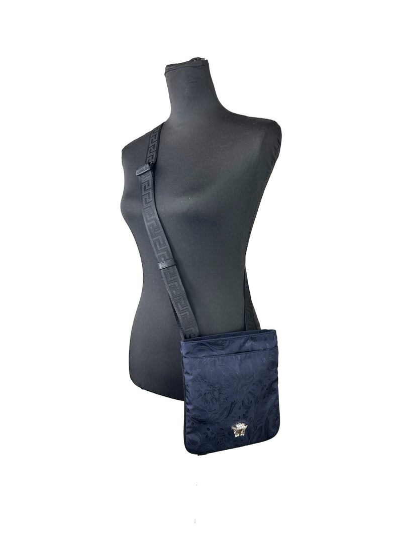 Versace Medusa borsa piatta a tracolla