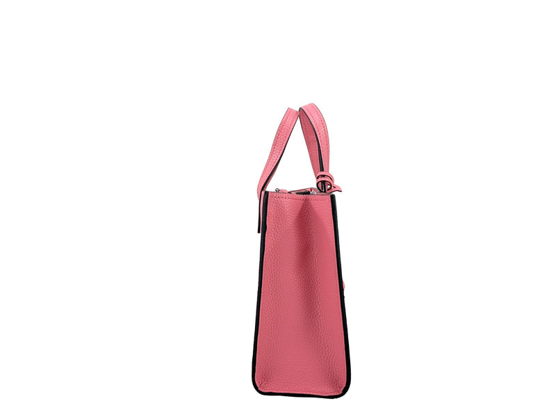 Bolsa tiracolo Mini Grind de couro rosa Marc Jacobs