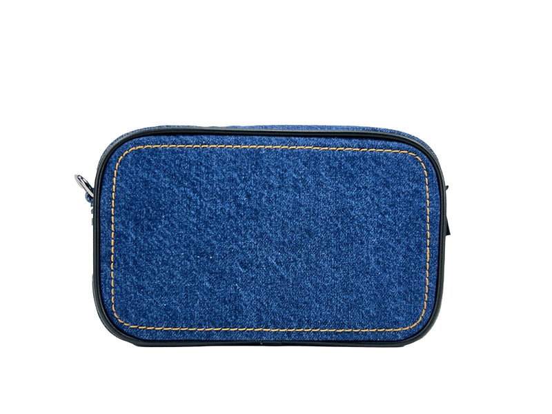 Borsa a tracolla Marc Jacobs Flash in denim stile fotocamera