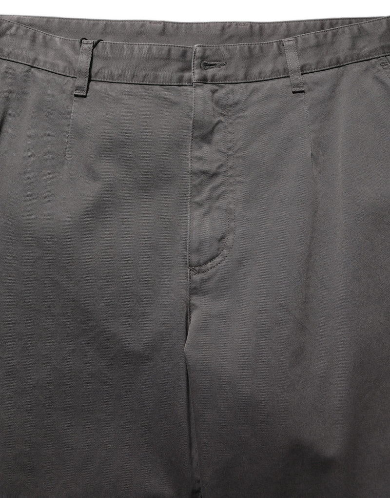 Pantalón Dolce & Gabbana gris oscuro de tiro medio y corte recto para hombre